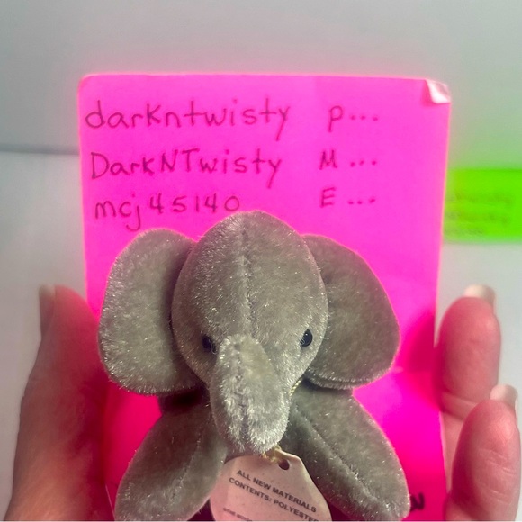 Vintage NWT Boyd’s Bears T F Wuzzie Elephant - Picture 3 of 14